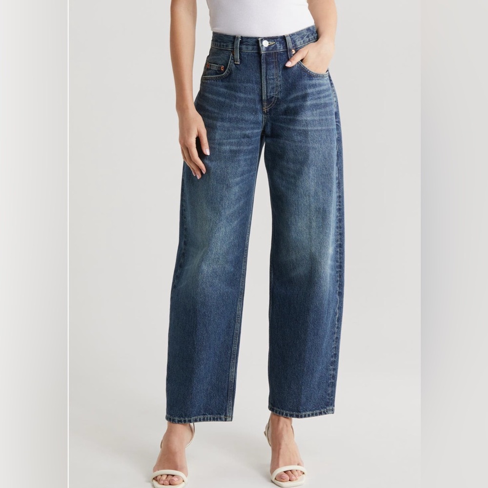 RE/DONE Wide Leg High waisted denim